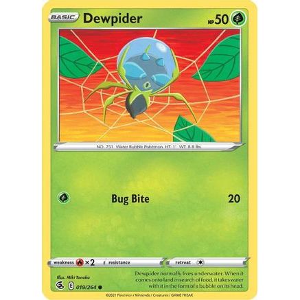 Dewpider 19/264 - SWSH08 Fusion Strike Reverse Holofoil