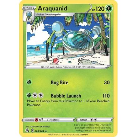 Araquanid 20/264 - SWSH08 Fusion Strike Reverse Holofoil