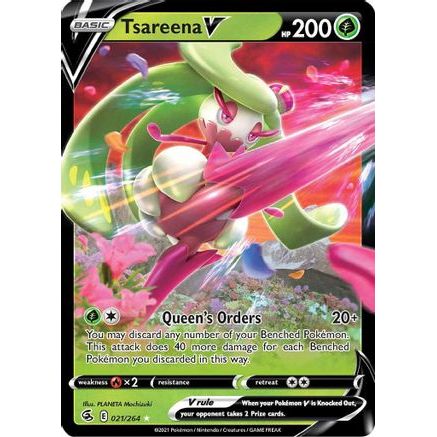 Tsareena V 21/264 - SWSH08 Fusion Strike Holofoil