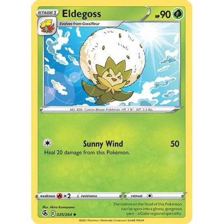 Eldegoss 25/264 - SWSH08 Fusion Strike Reverse Holofoil