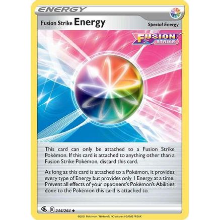 Fusion Strike Energy 244/264 - SWSH08 Fusion Strike Reverse Holofoil