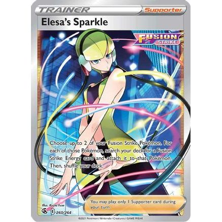 Elesa's Sparkle (Full Art) 260/264 - SWSH08 Fusion Strike Holofoil