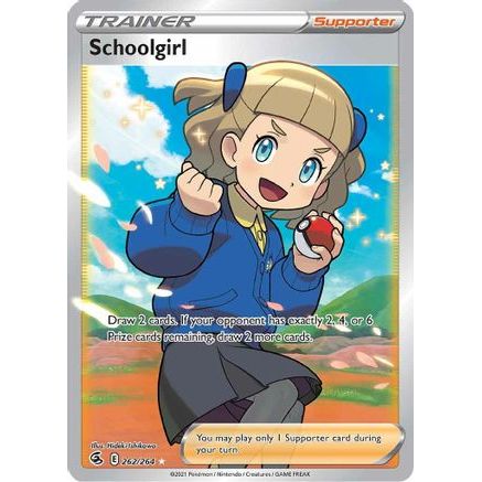 Schoolgirl (Full Art) 262/264 - SWSH08 Fusion Strike Holofoil