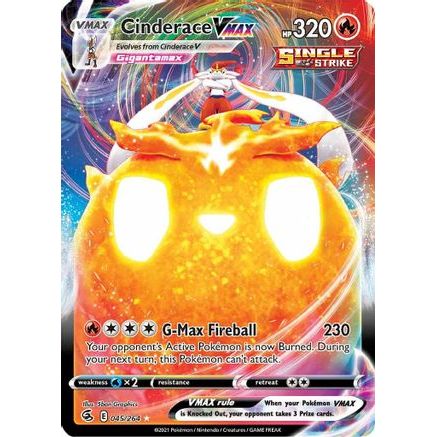 Cinderace VMAX 45/264 - SWSH08 Fusion Strike Holofoil