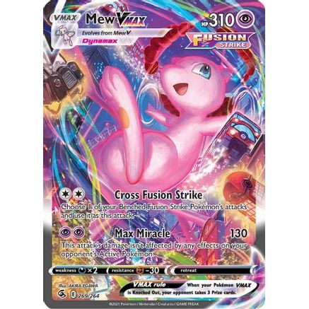 Mew VMAX (Alternate Art Secret) 269/264 - SWSH08 Fusion Strike Holofoil