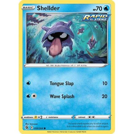 Shellder 50/264 - SWSH08 Fusion Strike