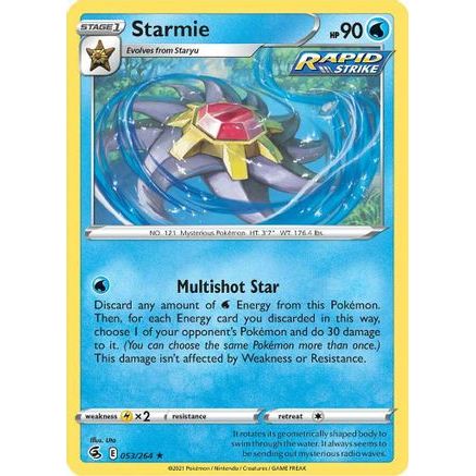 Starmie 53/264 - SWSH08 Fusion Strike Holofoil