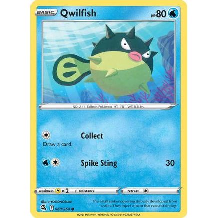 Qwilfish 60/264 - SWSH08 Fusion Strike