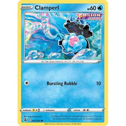 Clamperl 65/264 - SWSH08 Fusion Strike Reverse Holofoil