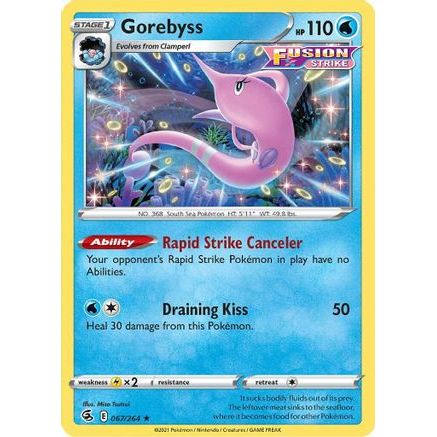 Gorebyss 67/264 - SWSH08 Fusion Strike Reverse Holofoil