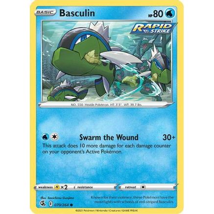 Basculin 70/264 - SWSH08 Fusion Strike Reverse Holofoil