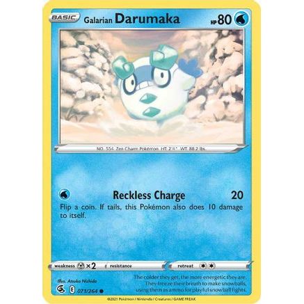 Galarian Darumaka 71/264 - SWSH08 Fusion Strike