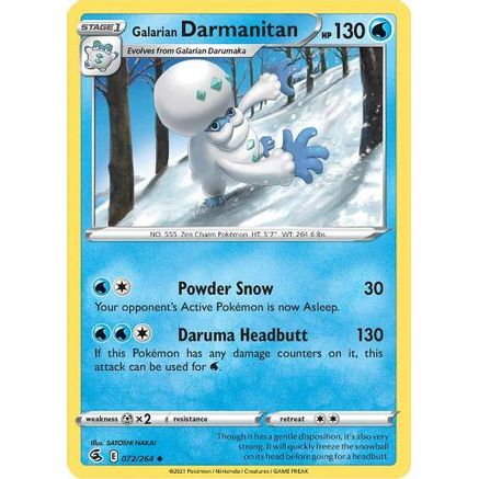Galarian Darmanitan 72/264 - SWSH08 Fusion Strike