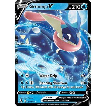 Greninja V 73/264 - SWSH08 Fusion Strike Holofoil