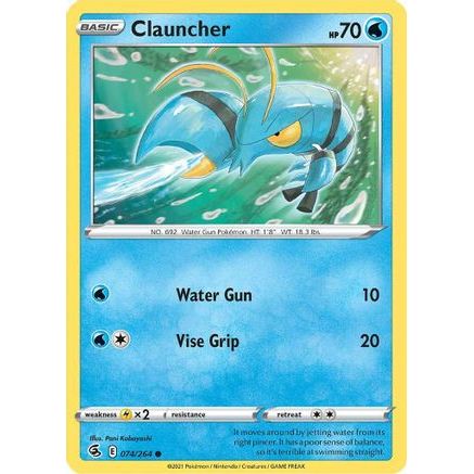 Clauncher 74/264 - SWSH08 Fusion Strike Reverse Holofoil