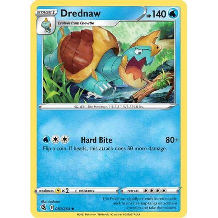 Drednaw 81/264 - SWSH08 Fusion Strike Reverse Holofoil