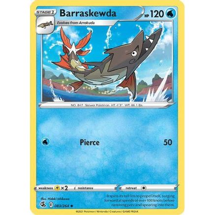 Barraskewda 83/264 - SWSH08 Fusion Strike Reverse Holofoil