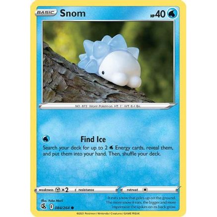 Snom 84/264 - SWSH08 Fusion Strike Reverse Holofoil