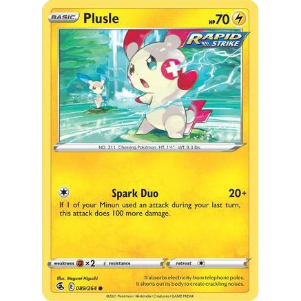 Plusle 89/264 - SWSH08 Fusion Strike