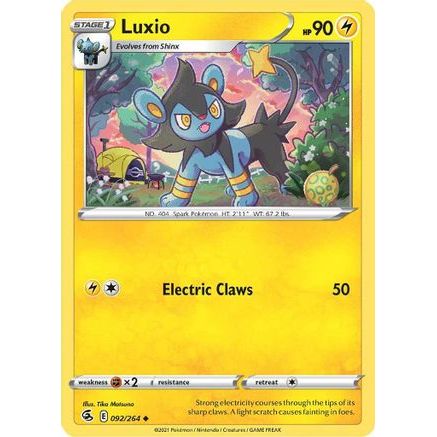 Luxio 92/264 - SWSH08 Fusion Strike Reverse Holofoil