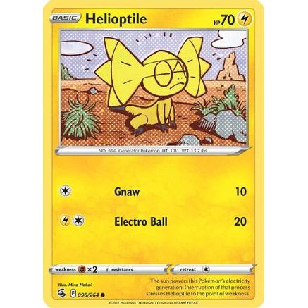 Helioptile 98/264 - SWSH08 Fusion Strike Reverse Holofoil