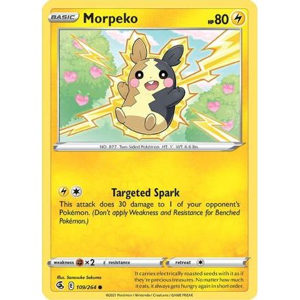 Morpeko (109) 109/264 - SWSH08 Fusion Strike Reverse Holofoil