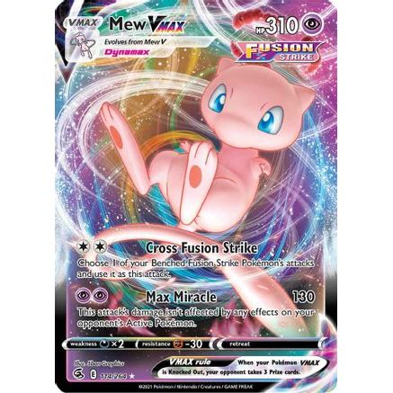 Mew VMAX 114/264 - SWSH08 Fusion Strike Holofoil