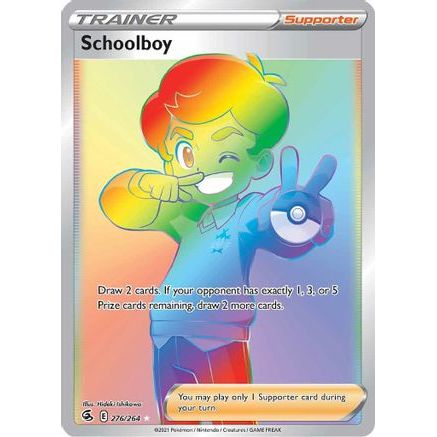 Schoolboy (Secret) 276/264 - SWSH08 Fusion Strike Holofoil