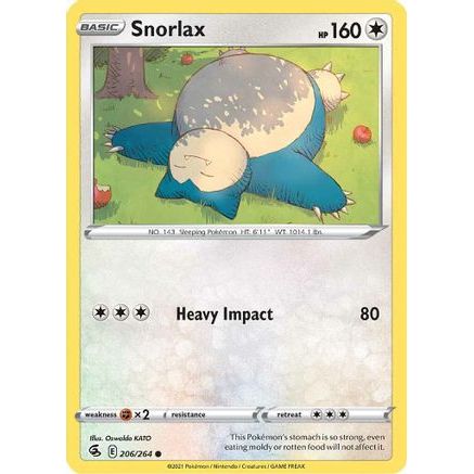 Snorlax 206/264 - SWSH08 Fusion Strike