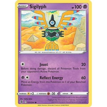 Sigilyph 123/264 - SWSH08 Fusion Strike
