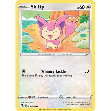 Skitty 210/264 - SWSH08 Fusion Strike Reverse Holofoil