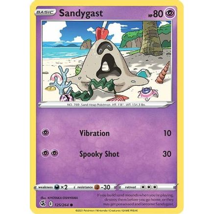 Sandygast 125/264 - SWSH08 Fusion Strike