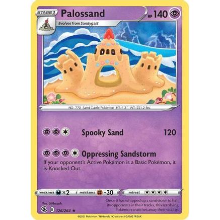 Palossand 126/264 - SWSH08 Fusion Strike Reverse Holofoil