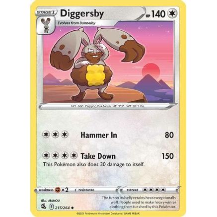 Diggersby 215/264 - SWSH08 Fusion Strike