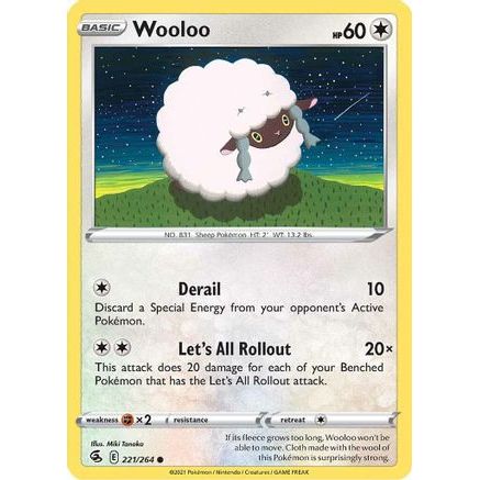 Wooloo (221) 221/264 - SWSH08 Fusion Strike