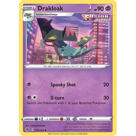 Drakloak 129/264 - SWSH08 Fusion Strike Reverse Holofoil
