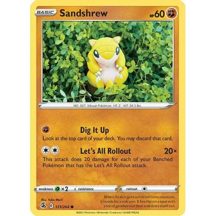 Sandshrew 131/264 - SWSH08 Fusion Strike