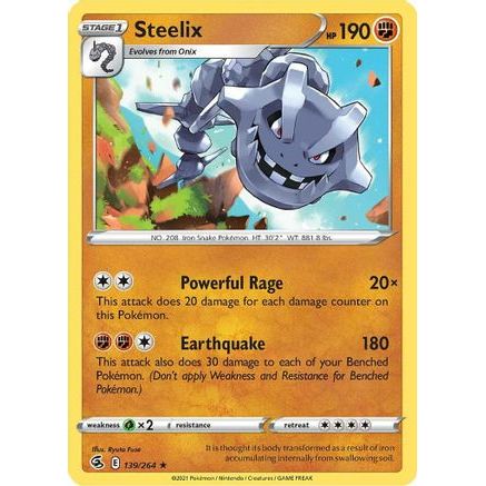 Steelix 139/264 - SWSH08 Fusion Strike Holofoil