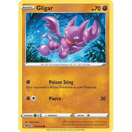 Gligar 140/264 - SWSH08 Fusion Strike