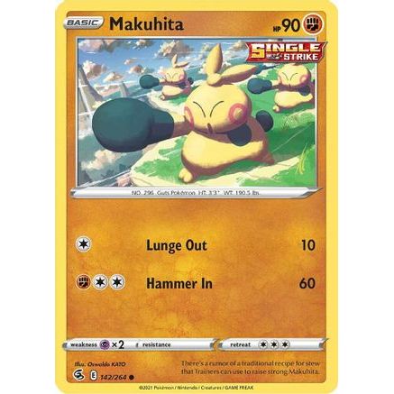 Makuhita 142/264 - SWSH08 Fusion Strike