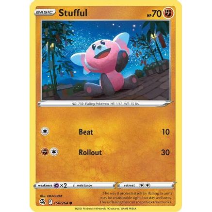 Stufful 150/264 - SWSH08 Fusion Strike Reverse Holofoil