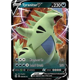Tyranitar V 158/264 - SWSH08 Fusion Strike Holofoil