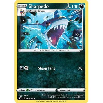 Sharpedo 163/264 - SWSH08 Fusion Strike