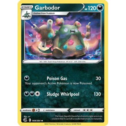 Garbodor 169/264 - SWSH08 Fusion Strike Reverse Holofoil