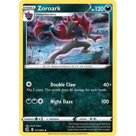 Zoroark 171/264 - SWSH08 Fusion Strike Reverse Holofoil