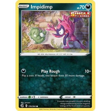 Impidimp 176/264 - SWSH08 Fusion Strike Reverse Holofoil