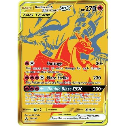 Reshiram & Charizard GX - SM247 SM247/248 - SM Promos Holofoil