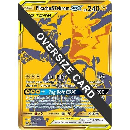 Pikachu & Zekrom GX - SM248 SM248 - Jumbo Cards Holofoil