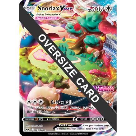 Snorlax VMAX - 142/202 142 - Jumbo Cards Holofoil