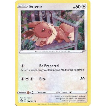 Eevee - SWSH175 SWSH175/307 - SWSH Sword & Shield Promo Cards Holofoil
